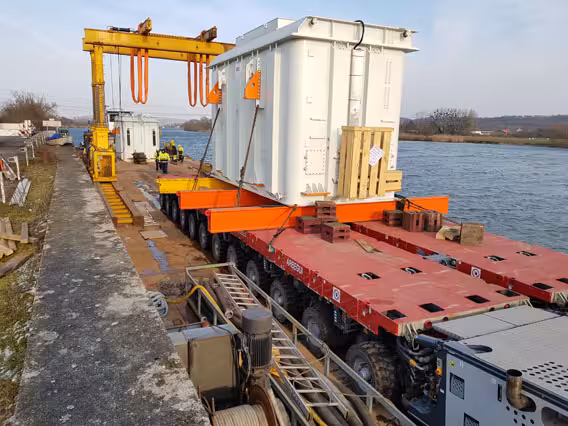 Descarga de Transformador desde Pontona