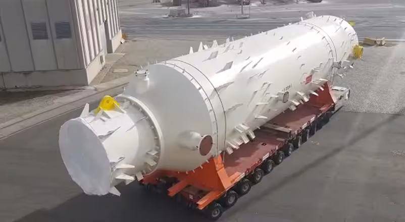 Maquinaria sobre SPMT